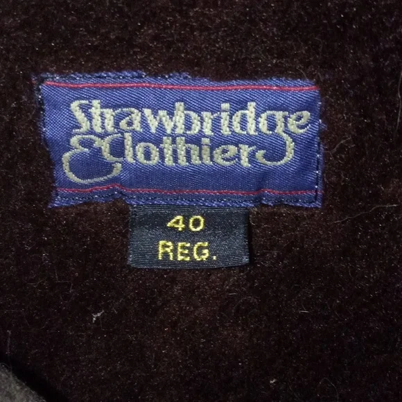 Strawbridge Size 40 Reg. Men's Tan Overcoat With Liner (SKU A-50) - Picture 2 of 2